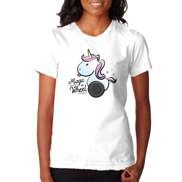 Magic Is REAL Ladies' Fitted Thumbnail